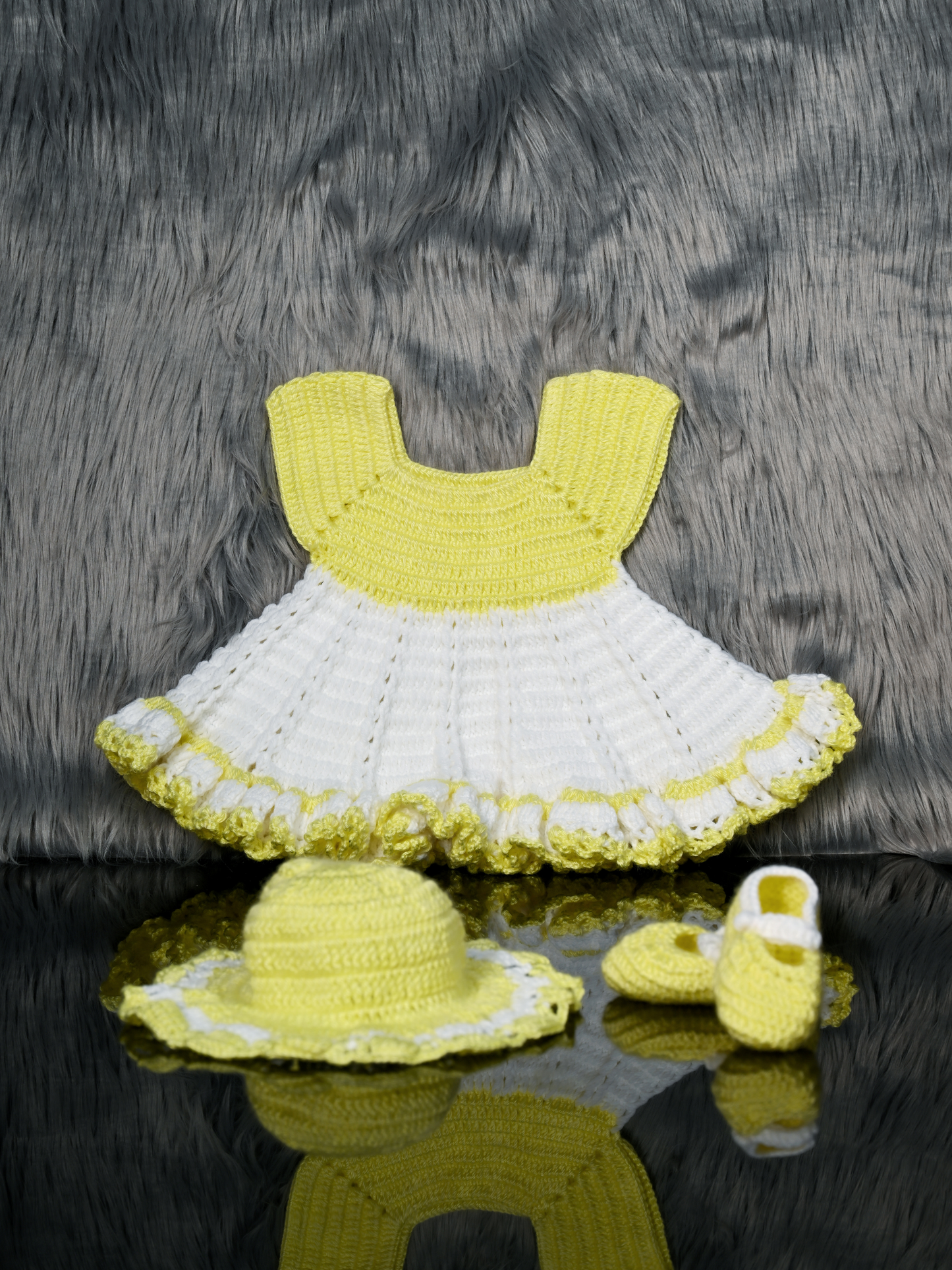 "Sunshine Dreams Crochet Set – Special Edition in Baby Orange"