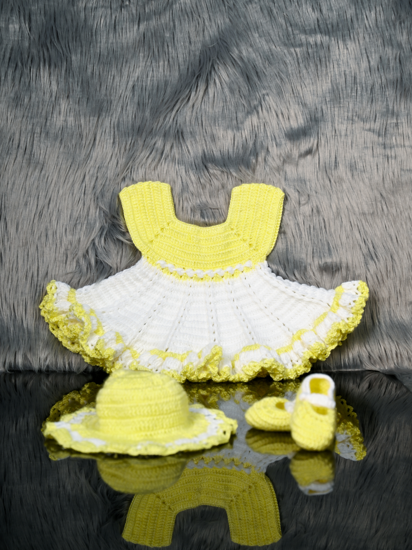 "Sunshine Dreams Crochet Set – Special Edition in Baby Orange"