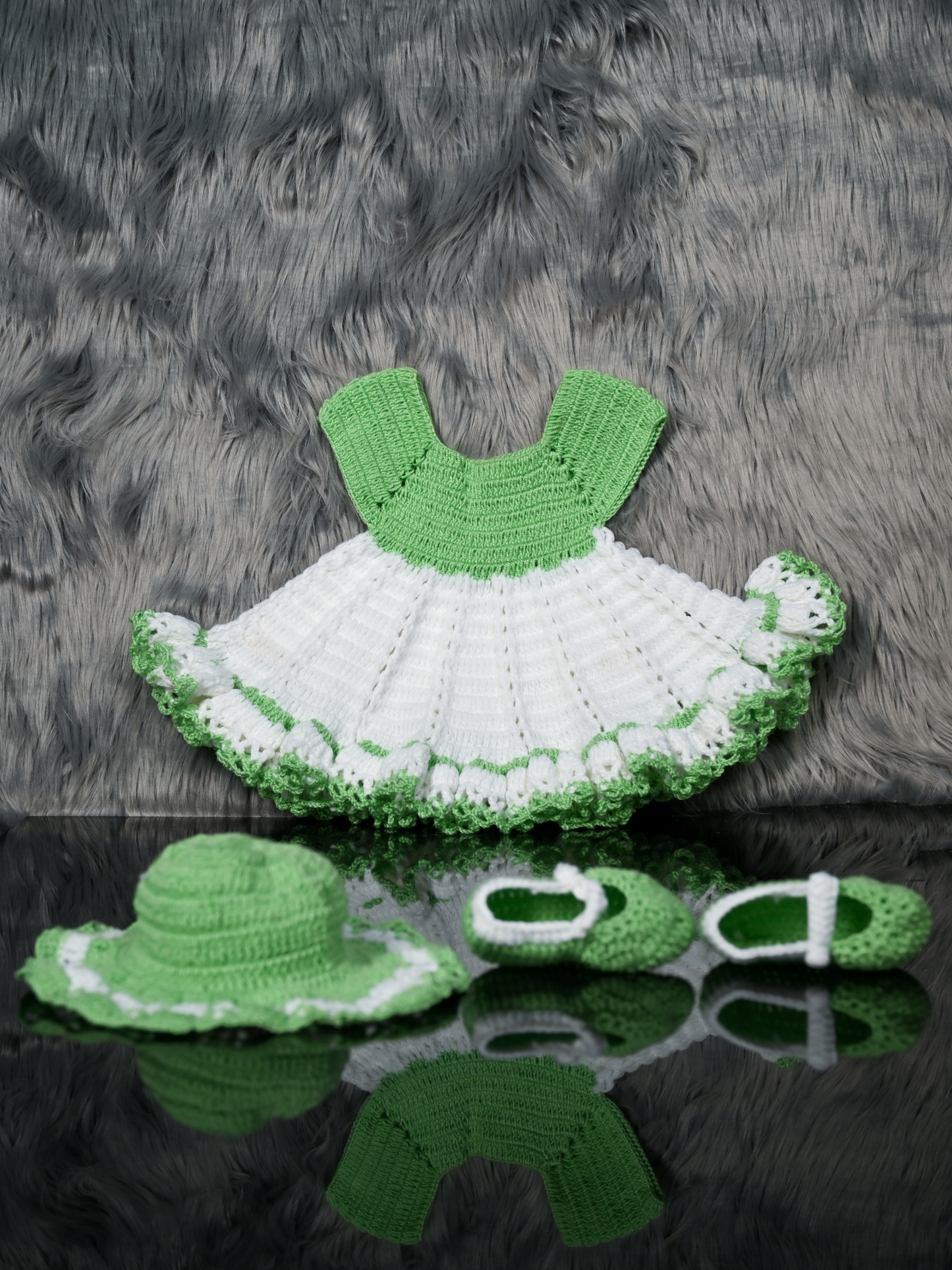 "Sunshine Dreams Crochet Set – Special Edition in Baby Orange"
