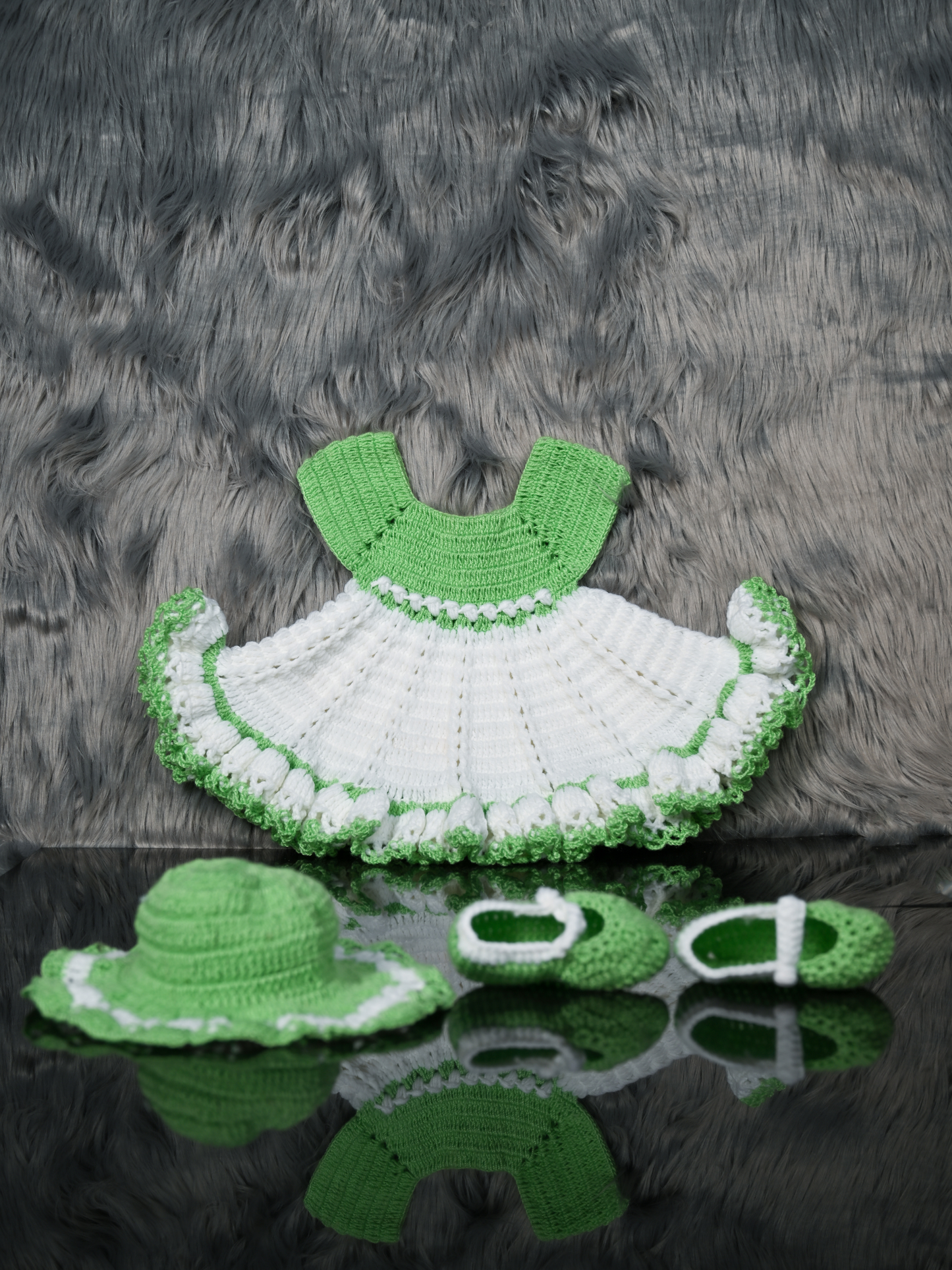 "Sunshine Dreams Crochet Set – Special Edition in Baby Orange"