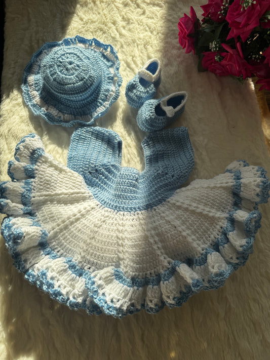 "Sunshine Dreams Crochet Set – Special Edition in Baby Orange"