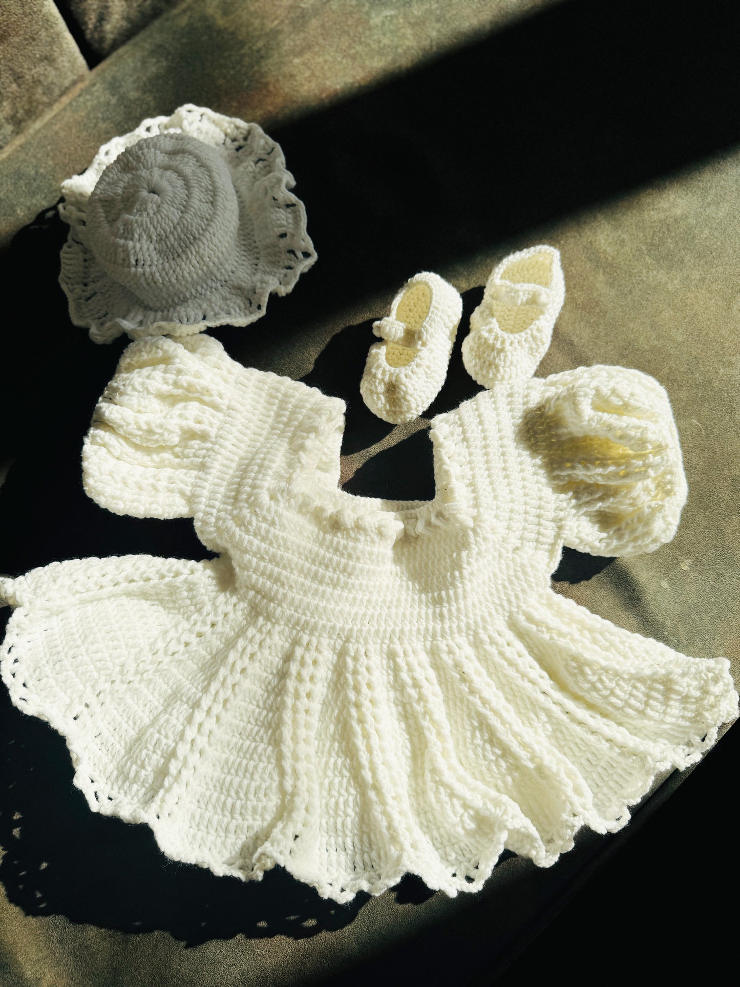 Timeless Elegance: White Crochet Dress